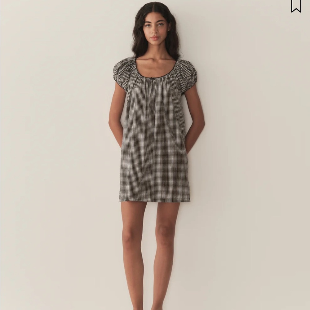 Doen Julia Dress in Black Gingham